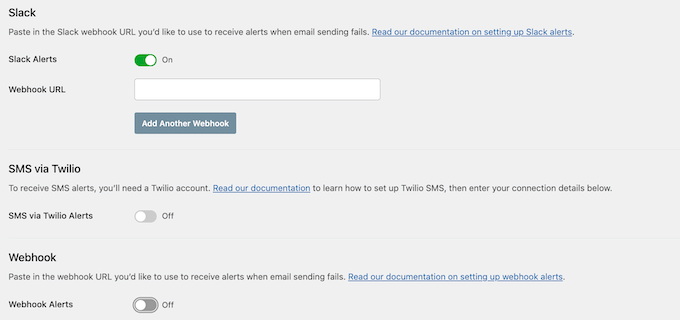 Recevoir des notifications par e-mail dans Slack et Twilio