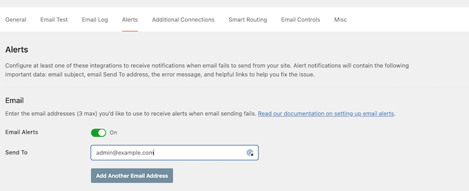 Comment configurer des alertes d'échec pour les e-mails WordPress